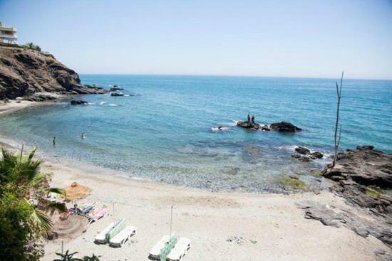 Bluebenalmadena 200Meters From The Beach With Jacuzzi And Rooftop Terrace (Adults Only) Exterior foto